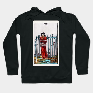 Card #57 - Eight Of Swords - Rider Waite Smith Tarot Hoodie